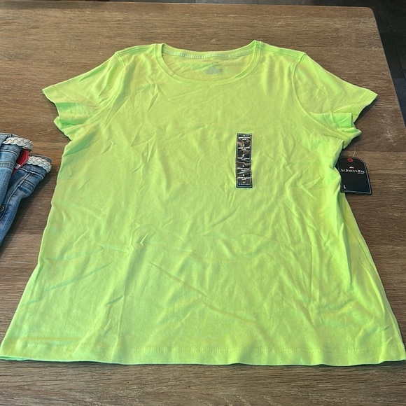 NWT St John's Bay classic capri Secretly Slender Jeans Size 14 w/ shirt - Picture 11 of 13